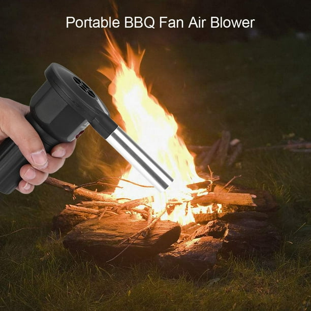 2 Pack BBQ Fan Outdoor Smokeless BBQ Plastic Hand Held Fan To Burn Coals 20cm